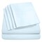 Luxury Dreams 6-Piece 1600 TC Series Ultra Soft Deep Pocket Premium Microfiber Bed Sheet Set LD-1600S-6PC-SKY-K - alternate 4